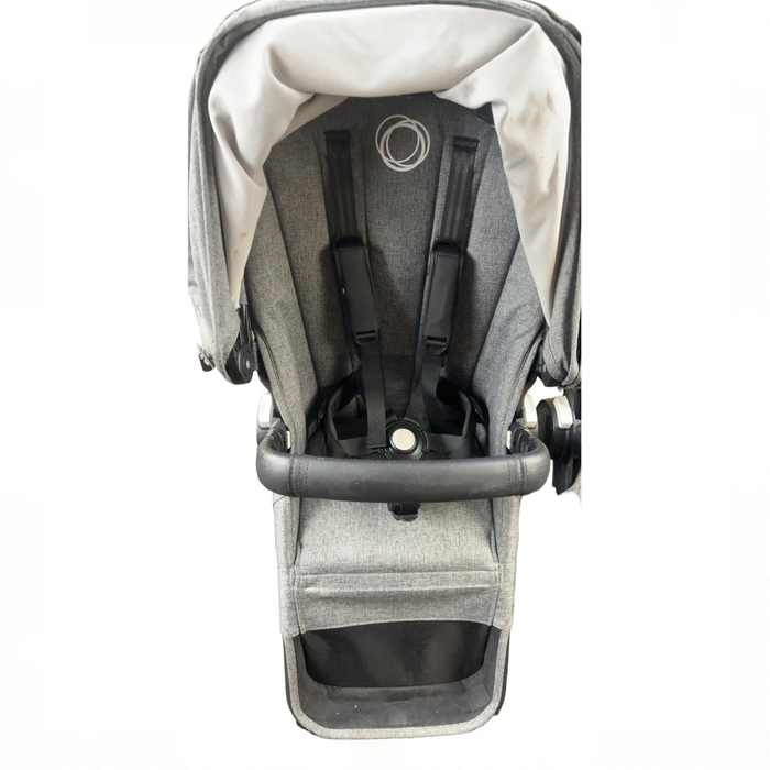 Shop Bugaboo Donkey 3 Duo Stroller, 2021, Black, Grey Melange, Grey Melange at GoodBuy Gear