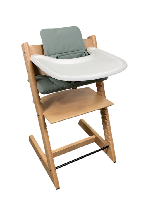 Shop Stokke Tripp Trapp Complete High Chair, 2, Glacier Green, Natural at GoodBuy Gear