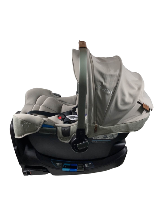 secondhand Nuna PIPA rx Infant Car Seat with RELX Base, Hazelwood, 2023