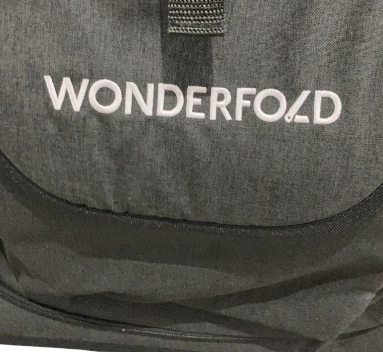 Shop Wonderfold W4 Luxe Quad Stroller Wagon, 2023, Charcoal Grey with Black Frame at GoodBuy Gear