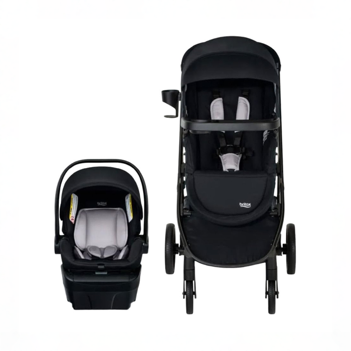 Shop Britax Willow Brook Travel System, 2023, Onyx Glacier at GoodBuy Gear