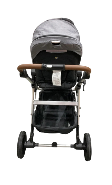 Shop Mockingbird Single to Double 2.0 Stroller, 2025, Heather grey, Silver With Penny Leather, Solid Grey at GoodBuy Gear