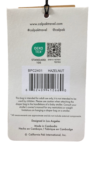 Shop Calpak Convertible Mini Diaper Backpack, Hazelnut at GoodBuy Gear