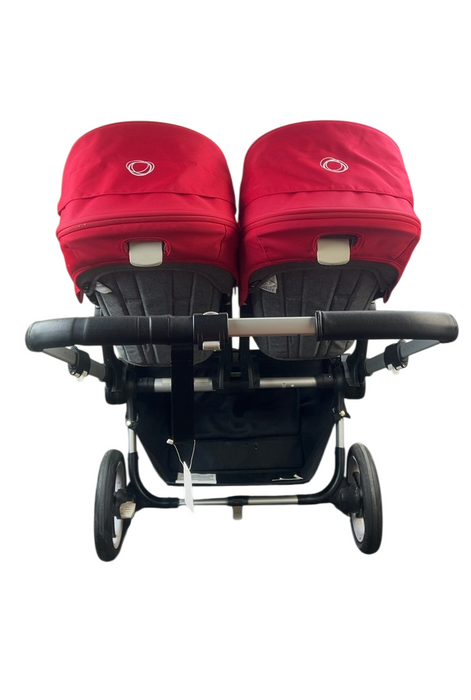 Shop Bugaboo Donkey 3 Duo Stroller, Aluminium, Grey Melange, red, unknown at GoodBuy Gear