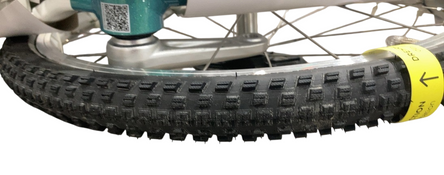 Shop Woom GO 4 Bike 20", Metallic turquoise at GoodBuy Gear