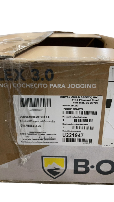 Shop BOB Revolution Flex Single Jogging Stroller, 2024, Graphite Black at GoodBuy Gear