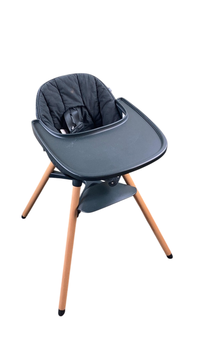 Shop Lalo The Chair with Cushion, Licorice, Licorice, Natural at GoodBuy Gear