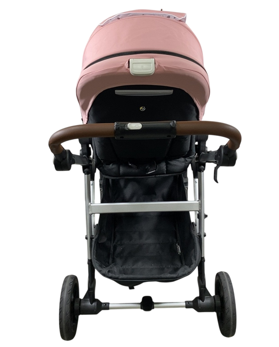 Shop Mockingbird Single to Double 2.0 Stroller, Bloom, Watercolor Drops, Silver With Penny Leather, 2025 at GoodBuy Gear