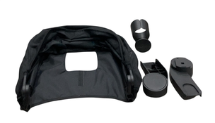 Shop Cybex Gazelle S Modular Stroller, 2024, Moon Black, Silver Frame at GoodBuy Gear