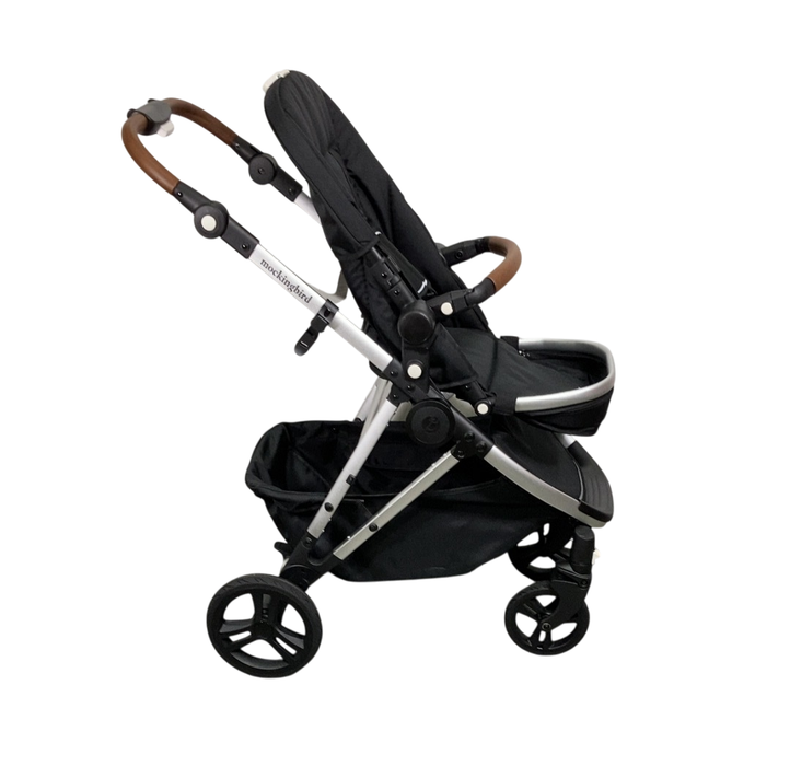 Shop Mockingbird Single 2.0 Stroller, 2024, No Canopy, No Canopy, Silver With Penny Leather at GoodBuy Gear