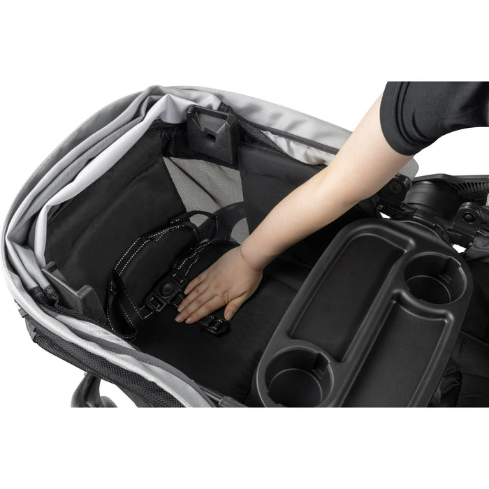 Monbebe Everyday Outings Wagon Stroller, 2024, Cobblestone Gray