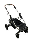 Shop Mockingbird 2.0 Single to Double Stroller Frame, 2024, Silver With Penny Leather at GoodBuy Gear