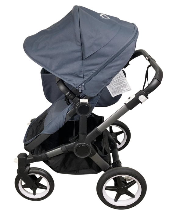 Shop Bugaboo Donkey 5 Mono Stroller, 2021, Graphite, Stormy Blue, Stormy Blue at GoodBuy Gear