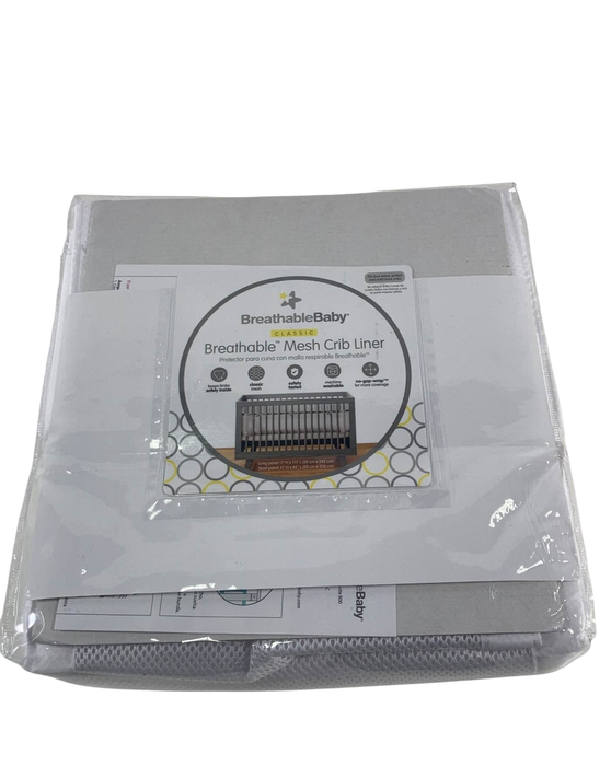 Shop Breathable Baby Mesh Crib Liner, Full Size/4 Sides, White at GoodBuy Gear