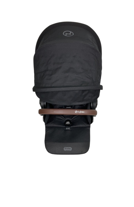 Shop Cybex Balios S Stroller Seat, Moon Black, 2024, Silver Frame at GoodBuy Gear