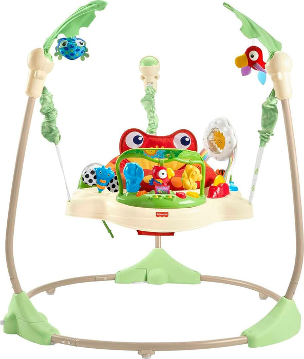 used Fisher Price Jumperoo Activity Center, Rainforest Friends