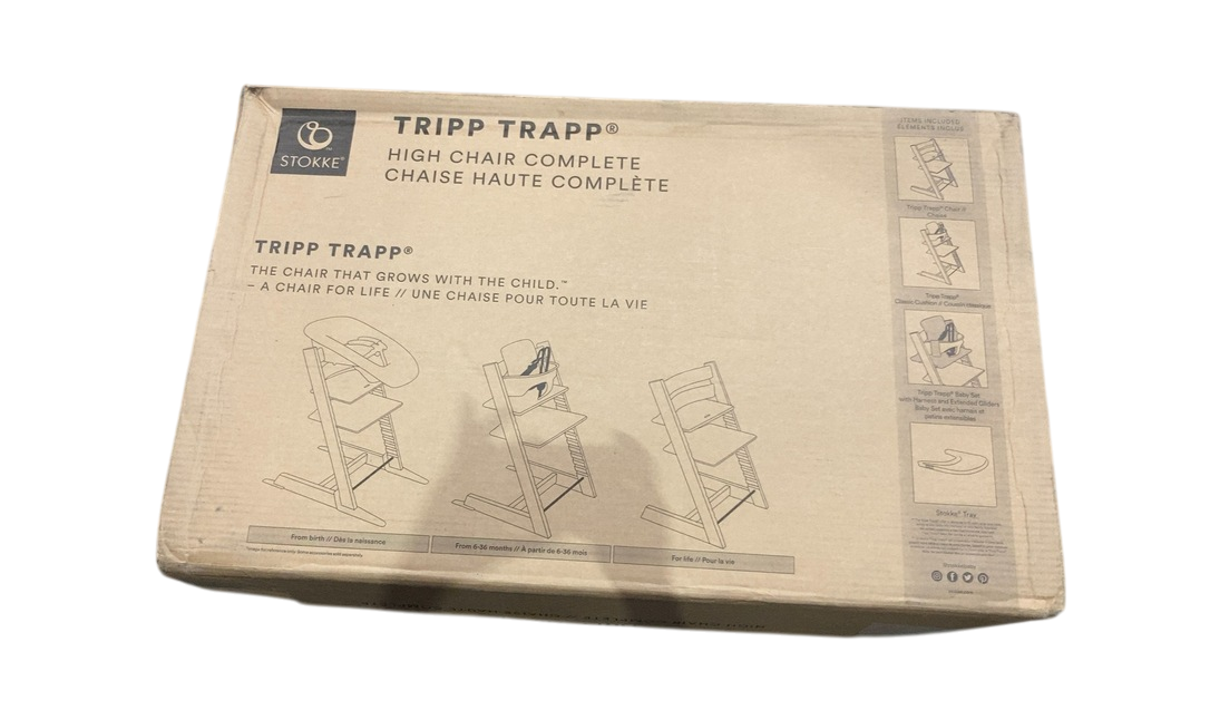 Shop Stokke Tripp Trapp Complete High Chair, Oak Natural, Nordic Blue, 1 at GoodBuy Gear