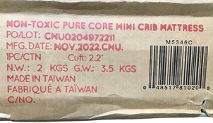 Shop Babyletto Pure Core Mini Crib Mattress With Hybrid Waterproof Cover, Mini at GoodBuy Gear