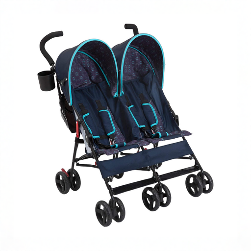 Shop Delta Children LX Side by Side Tandem Umbrella Stroller, 2026, Night Sky at GoodBuy Gear