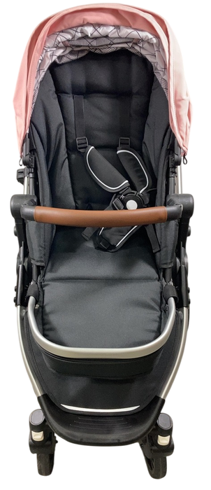 Shop Mockingbird Single 2.0 Stroller, 2024, Bloom, Silver With Penny Leather, Windowpane at GoodBuy Gear