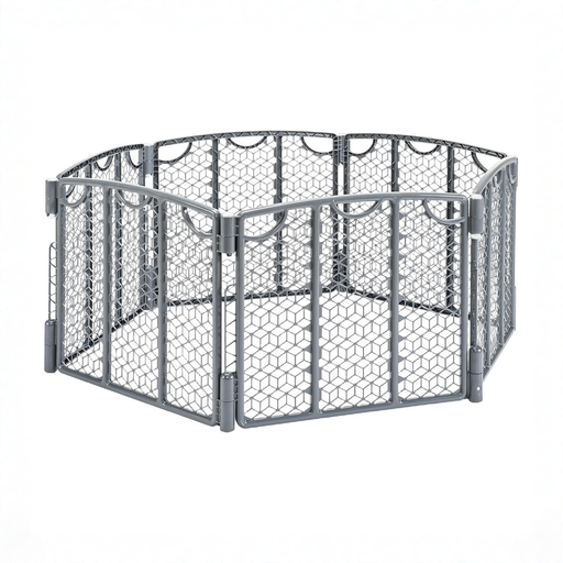 Shop Evenflo Versatile Play Space Adjustable Play Area, 6 Panel, Cool Gray at GoodBuy Gear
