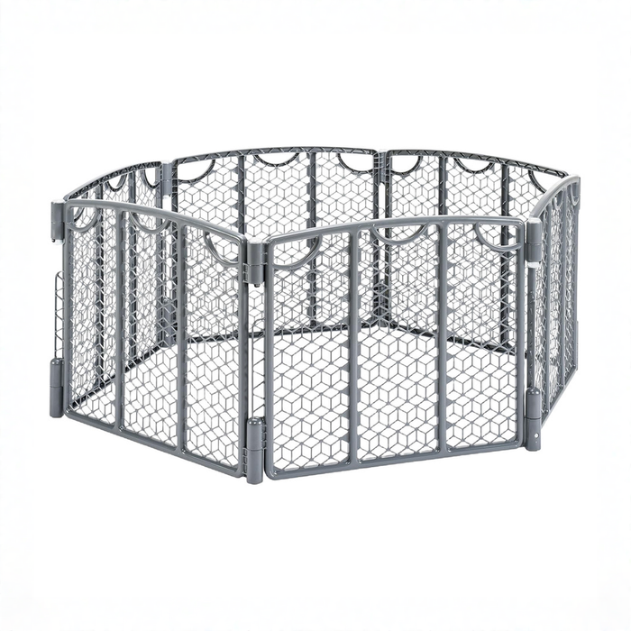 Shop Evenflo Versatile Play Space Adjustable Play Area, 6 Panel, Cool Gray at GoodBuy Gear
