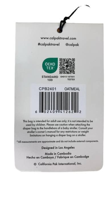 Shop Calpak Portable Changing Pad Clutch, Oatmeal at GoodBuy Gear