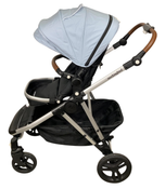 Shop Mockingbird Single to Double 2.0 Stroller, 2024, Silver With Penny Leather, Sky, Watercolor Drops at GoodBuy Gear