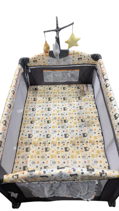 Shop Anna Queen 4 in 1 Pack and Play Portable Deluxe Nursery Center, Grey at GoodBuy Gear