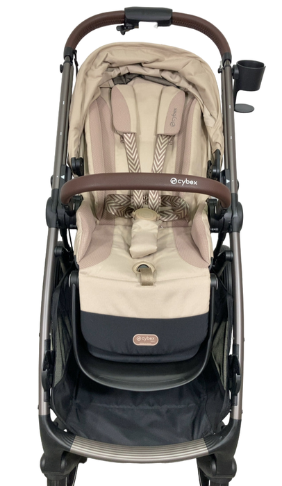 Shop Cybex e-Gazelle S Stroller, 2024, Almond Beige, Taupe at GoodBuy Gear