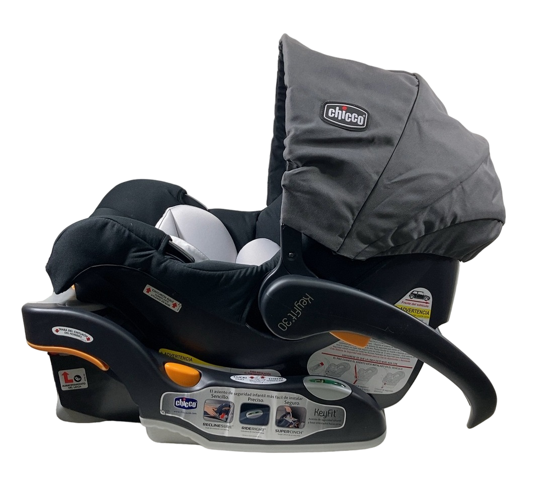 Chicco KeyFit 30 ClearTex Infant Car Seat, 2024, Pewter