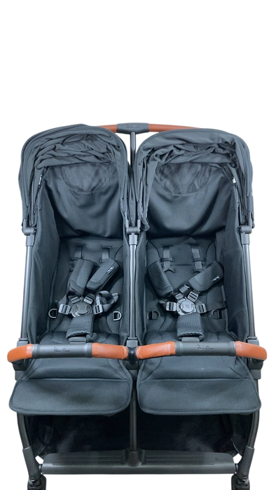 Shop Silver Cross Jet Double Travel Stroller, 2024, Black at GoodBuy Gear