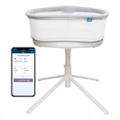 Shop Halo BassiNest Connected Swivel Sleeper 3.0, White/Grey at GoodBuy Gear