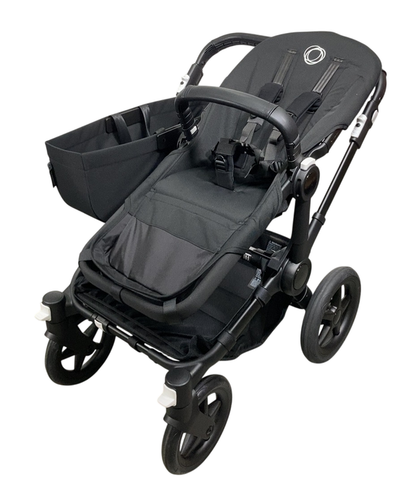 Shop Bugaboo Donkey 5 Mono Stroller, Black, Midnight Black, 2024, No Canopy at GoodBuy Gear