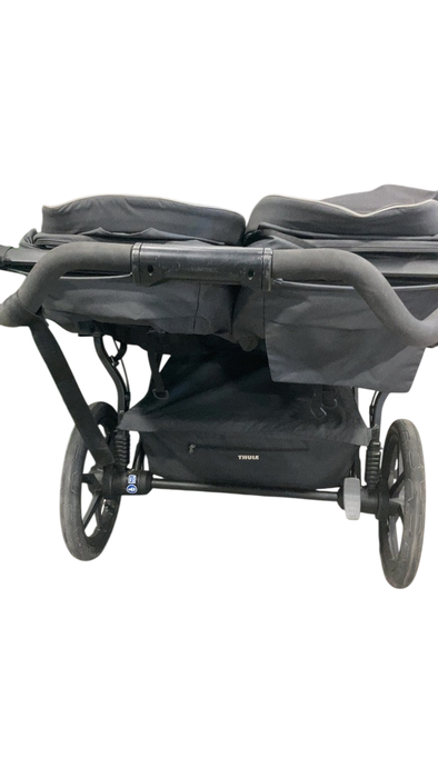 Shop Thule Urban Glide 3 Double Stroller, 2023, Black, Click In Buckle at GoodBuy Gear