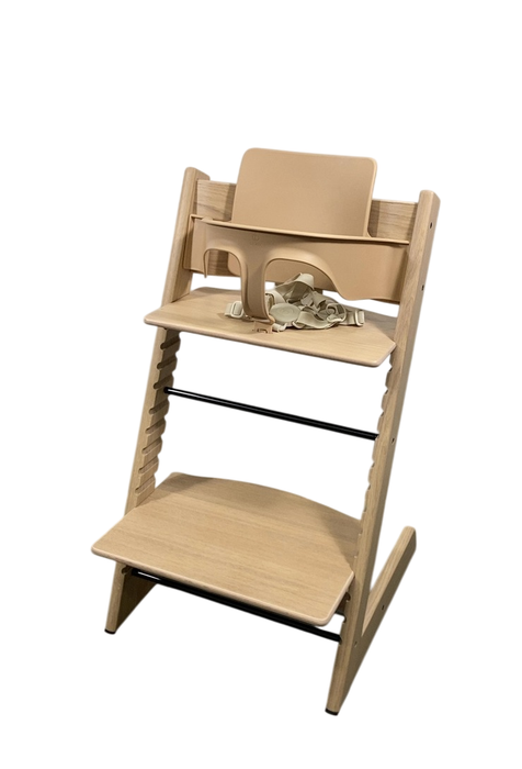 Shop Stokke Tripp Trapp Complete High Chair, 2, Natural Oak, Nordic Blue at GoodBuy Gear