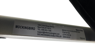 Shop Mockingbird Single to Double 2.0 Stroller, 2025, Black, Silver With Penny Leather, Windowpane at GoodBuy Gear