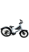 Shop Woom NOW 4 Bike, Ice Blue/Carbon Black at GoodBuy Gear