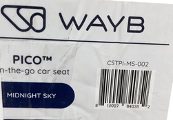 Shop WAYB Pico Portable Car Seat, 2023, Midnight Sky at GoodBuy Gear
