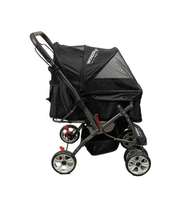 secondhand Wonderfold Pet Stroller, Jet Black