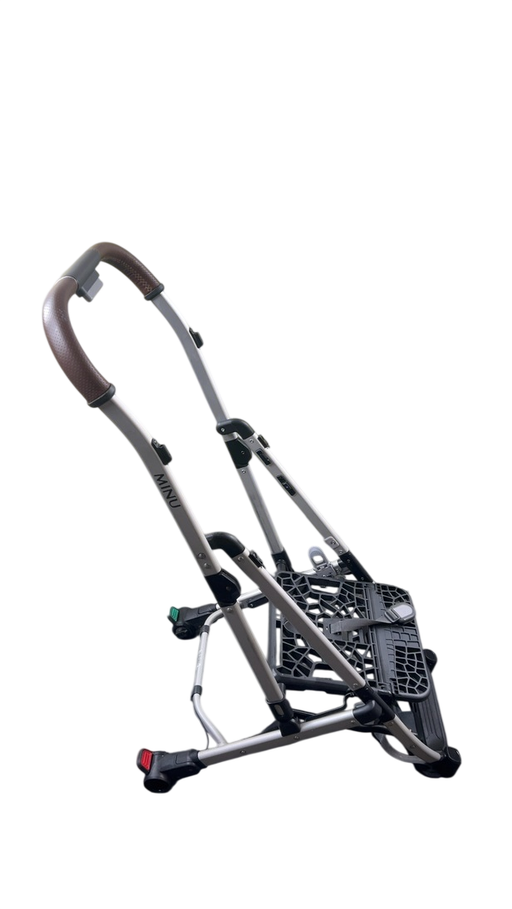 Shop DRAFT - UPPAbaby MINU Stroller Frame Only, Silver with Saddle Leather, unknown at GoodBuy Gear