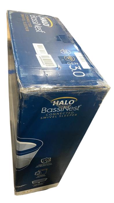 Shop Halo BassiNest Connected Swivel Sleeper 3.0, White/Grey at GoodBuy Gear