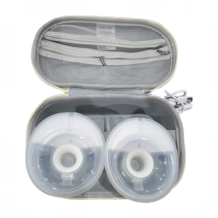 Shop Momcozy All-in-one M5 Double Wearable Breast Pump, Quill Grey at GoodBuy Gear
