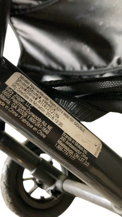 Shop Baby Jogger City Mini GT Double Stroller, 2018, Black at GoodBuy Gear