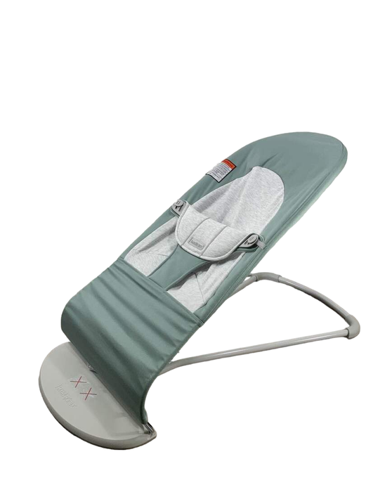 Shop BabyBjorn Bouncer Balance, Light Gray Frame, Light Sage/Gray at GoodBuy Gear