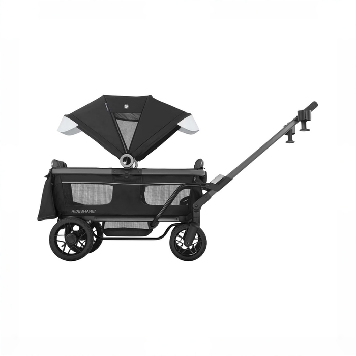 Shop Evenflo Shyft Rideshare All-Terrain Performance Stroller Wagon, 2023, Sterling Black at GoodBuy Gear