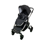 used Mockingbird Single to Double 2.0 Stroller, Silver with Black Leather, 2024, Windowpane, Black