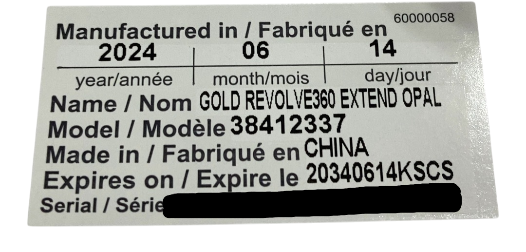 Shop Evenflo Gold Revolve 360 Extend All-in-one Rotational Car Seat With SensorSafe, Opal, 2024 at GoodBuy Gear