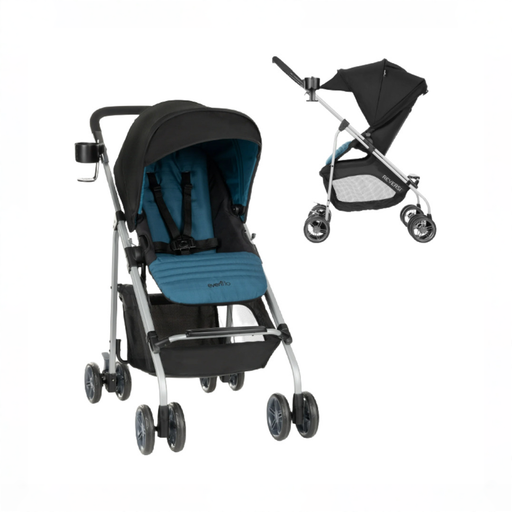 Shop Evenflo Reversi Lightweight Reversible Stroller, 2025, Artemis Blue at GoodBuy Gear