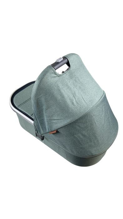 Shop UPPAbaby V2 Bassinet, Emmett (Green Melange) at GoodBuy Gear